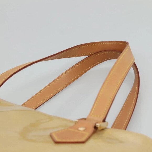 LOUIS VUITTON Monogram Vernis Houston Hand Bag Beige - Picture 8 of 16